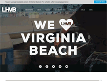 Tablet Screenshot of lifehousevabeach.com